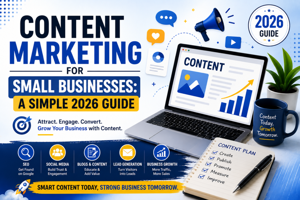 Content marketing for small businesses: a simple 2026 guide
