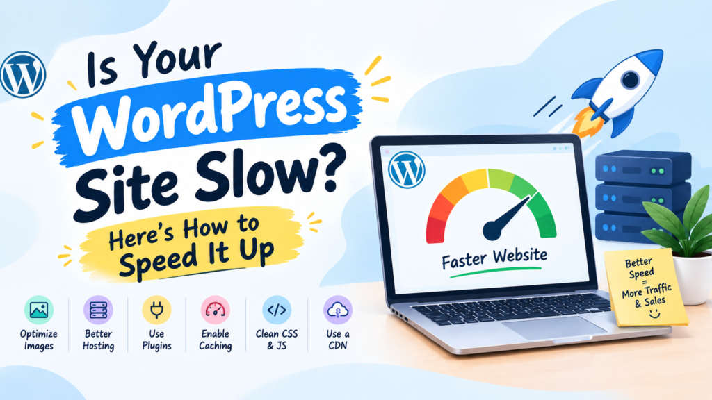 WordPress website speed optimization with performance and loading speed improvements