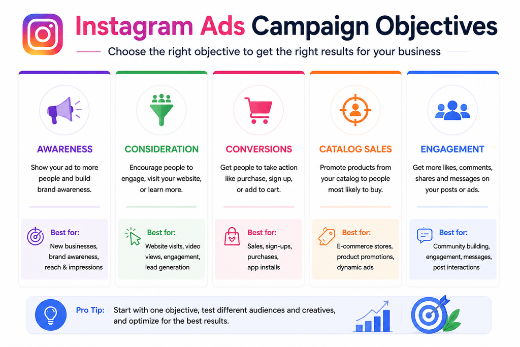 CPC CPM and CPL metrics for Instagram Ads