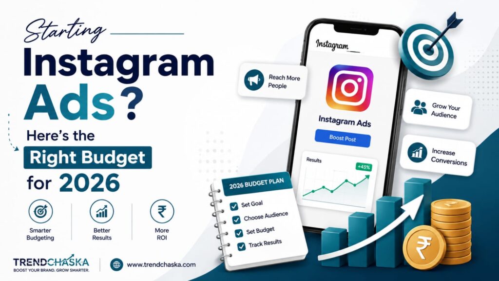 Instagram Ads budget guide for 2026 showing ad performance, audience growth, and budget planning